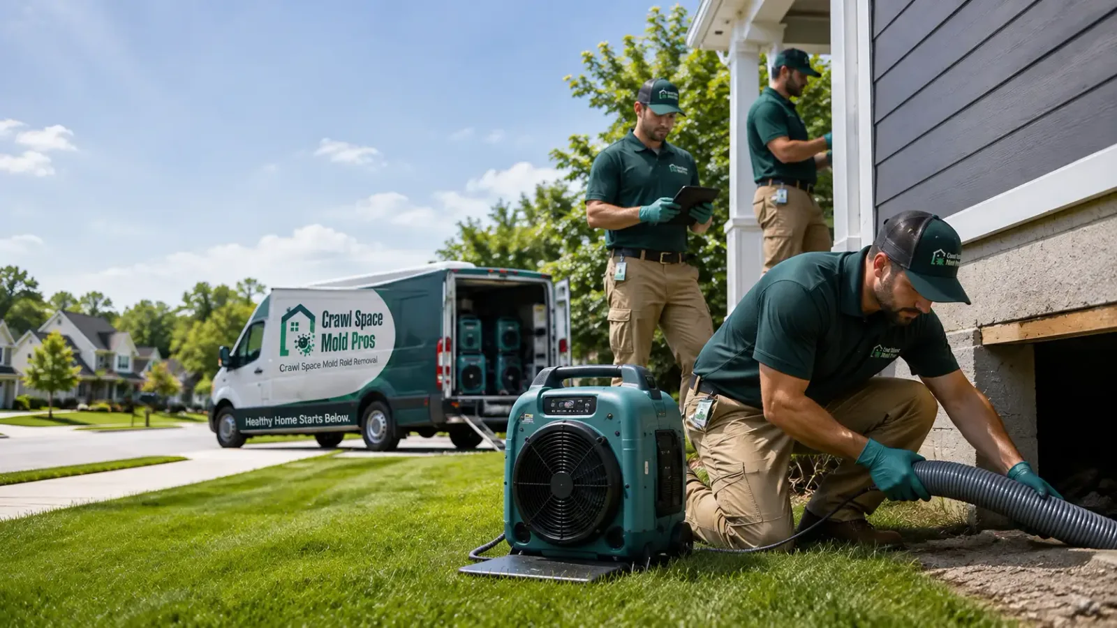 Crawl Space Mold Removal in Los Osos, CA